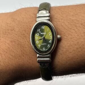 Vintage Green Hungo Cuff Watch